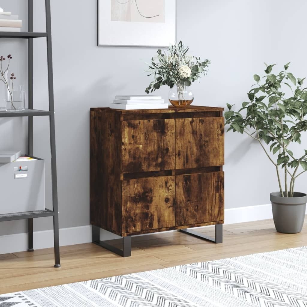 Maison Exclusive - Sideboard Räuchereiche 60x35x70 cm Holzwerkstoff