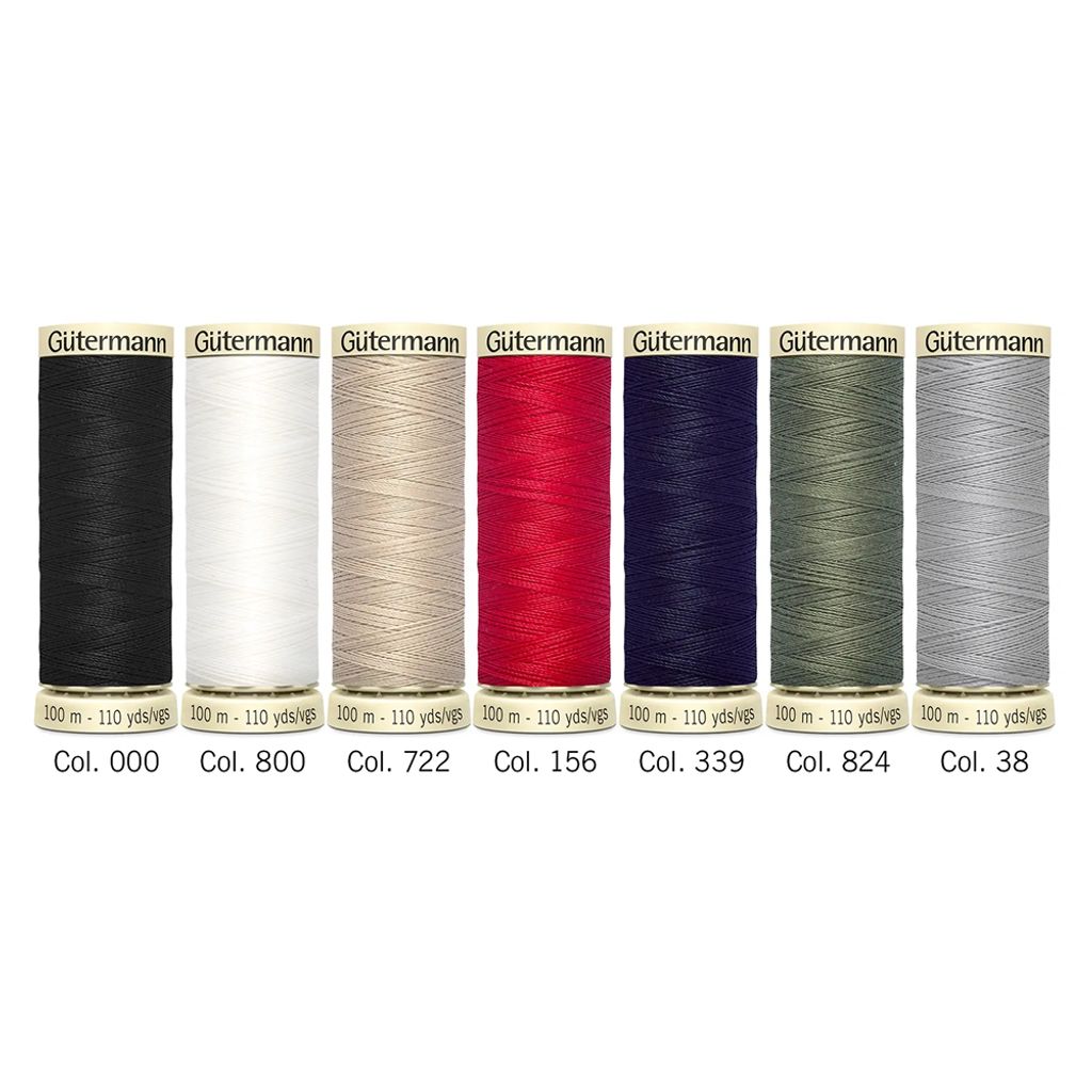 Gütermann creativ Nähgarn Set Allesnäher 7x100m 7 Stück Nähfaden Nähzubehör
