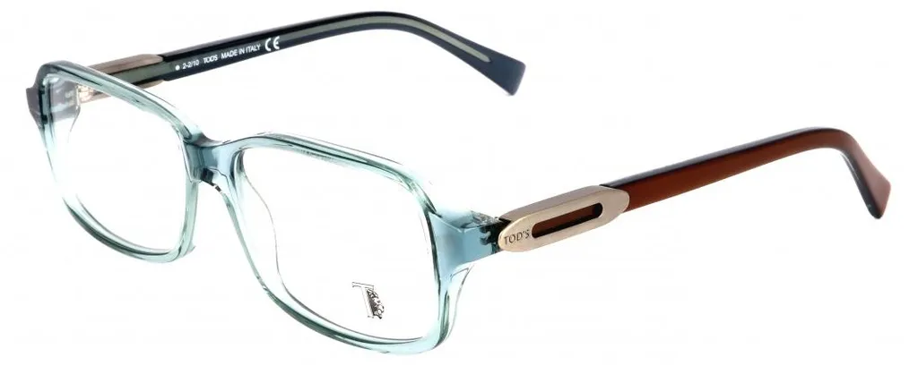 Lunettes de Vue Turquoise Tod's TO5018 Monture Acétate Femme
