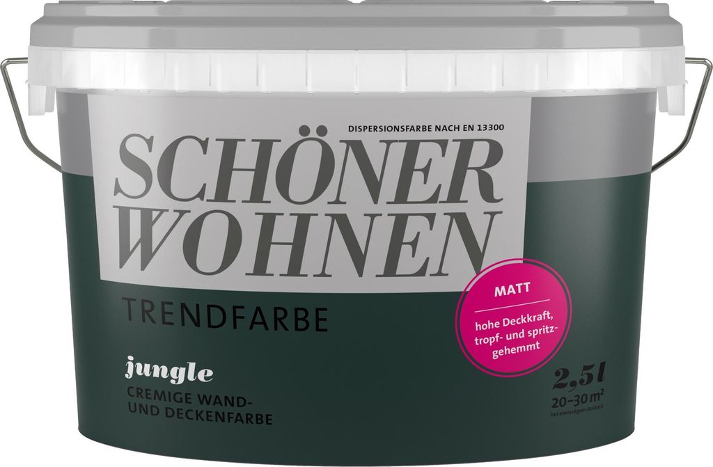 SW Trend Wandfarbe matt 2,5L Jungle 6514 Produktbild 