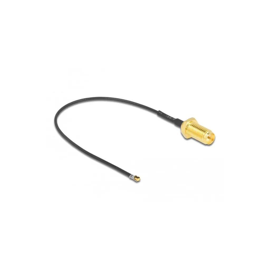 Câble RF Delock RP-SMA femelle MHF 4L LK verrouillable 1.37 de 10cm