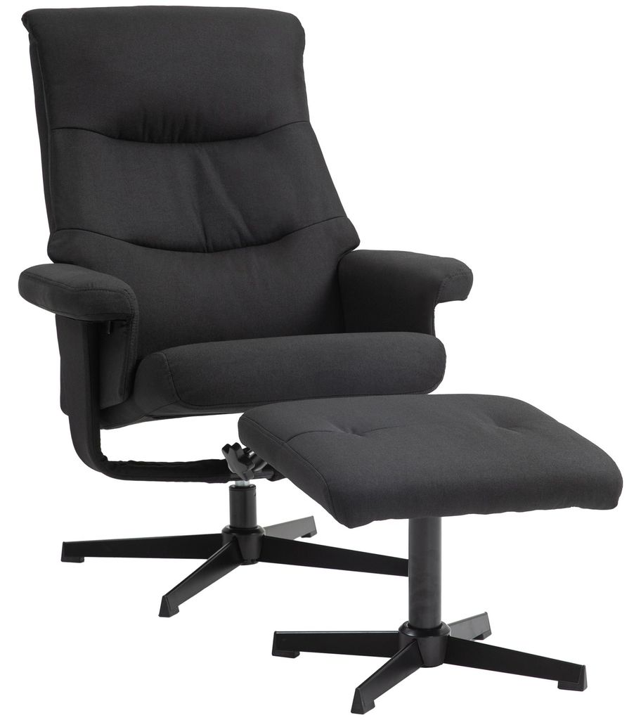 HOMCOM Relaxsessel mit Hocker, Fernsehsessel mit Produktbild 