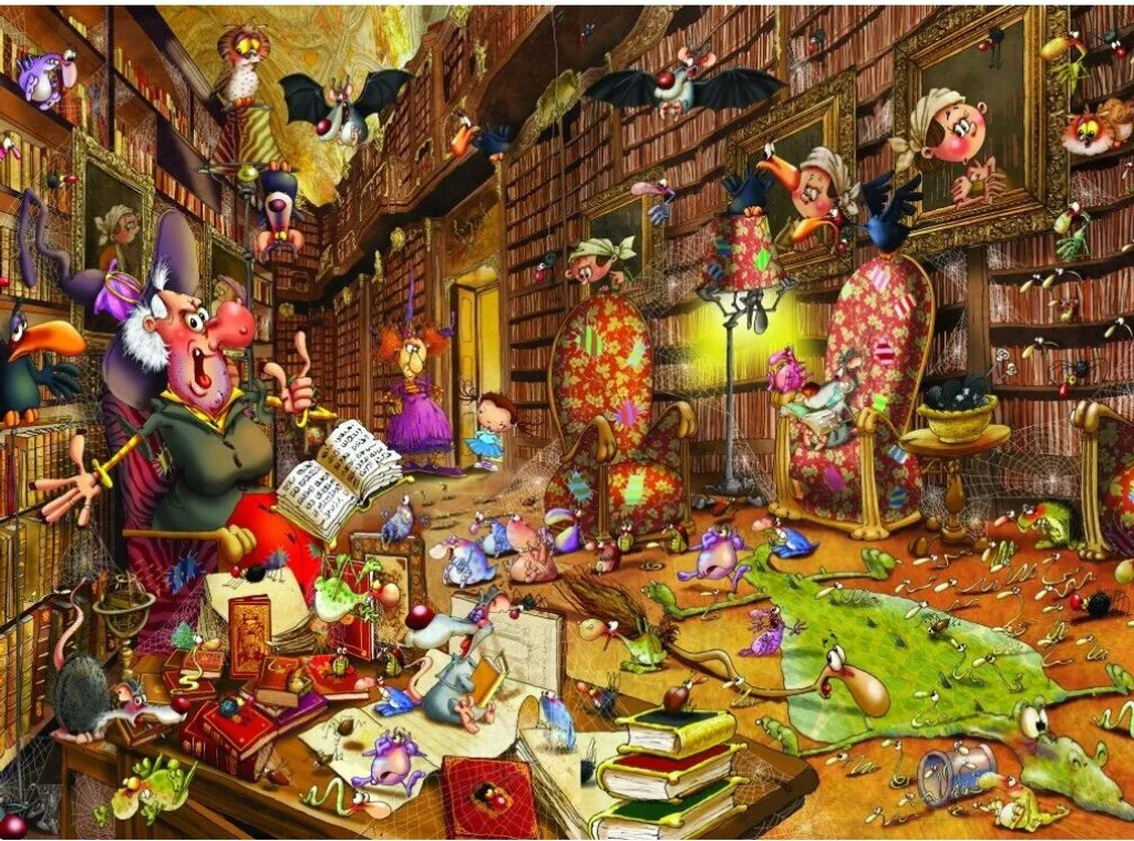 Puzzle 2000 pièces Grafika La Sorcière - Adieu l'ennui, défi garanti