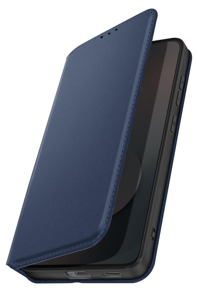 Avizar, Magnetische Wallet-Hülle für Samsung Galaxy S25 FE mit Video-Stand, Nachtblau