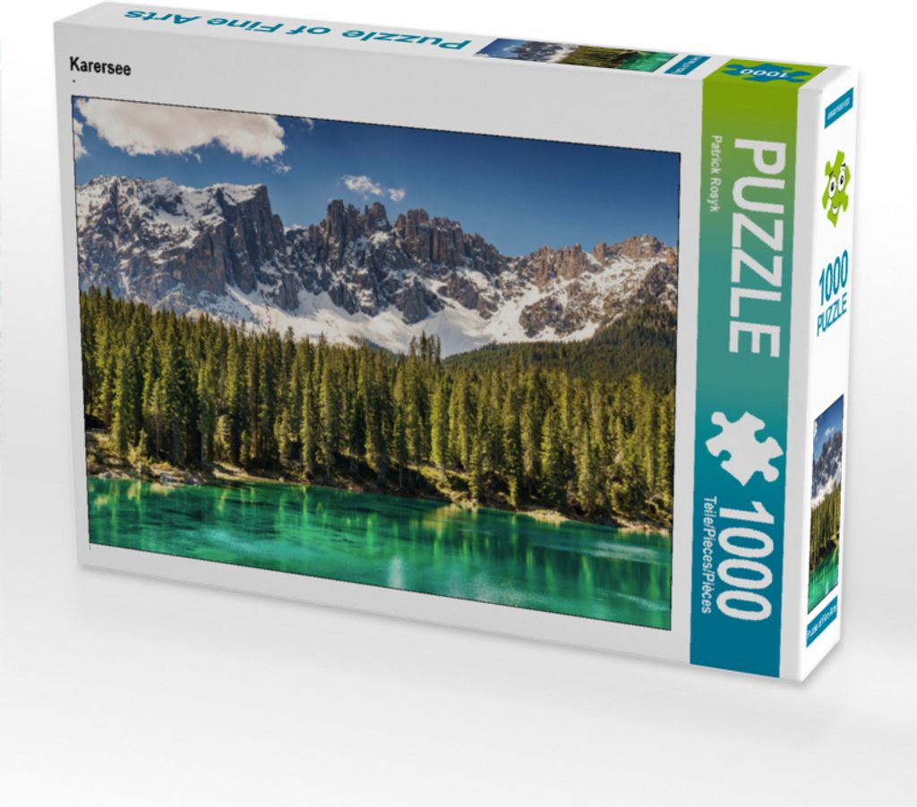 CALVENDO Puzzle Karersee | 1000 Teile Lege-Größe 64x48cm Foto-Puzzle für glückliche Stunden