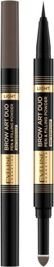 Eveline Brow Art Duo Augenbrauenstift 2in1 - Light 1pc Produktbild 
