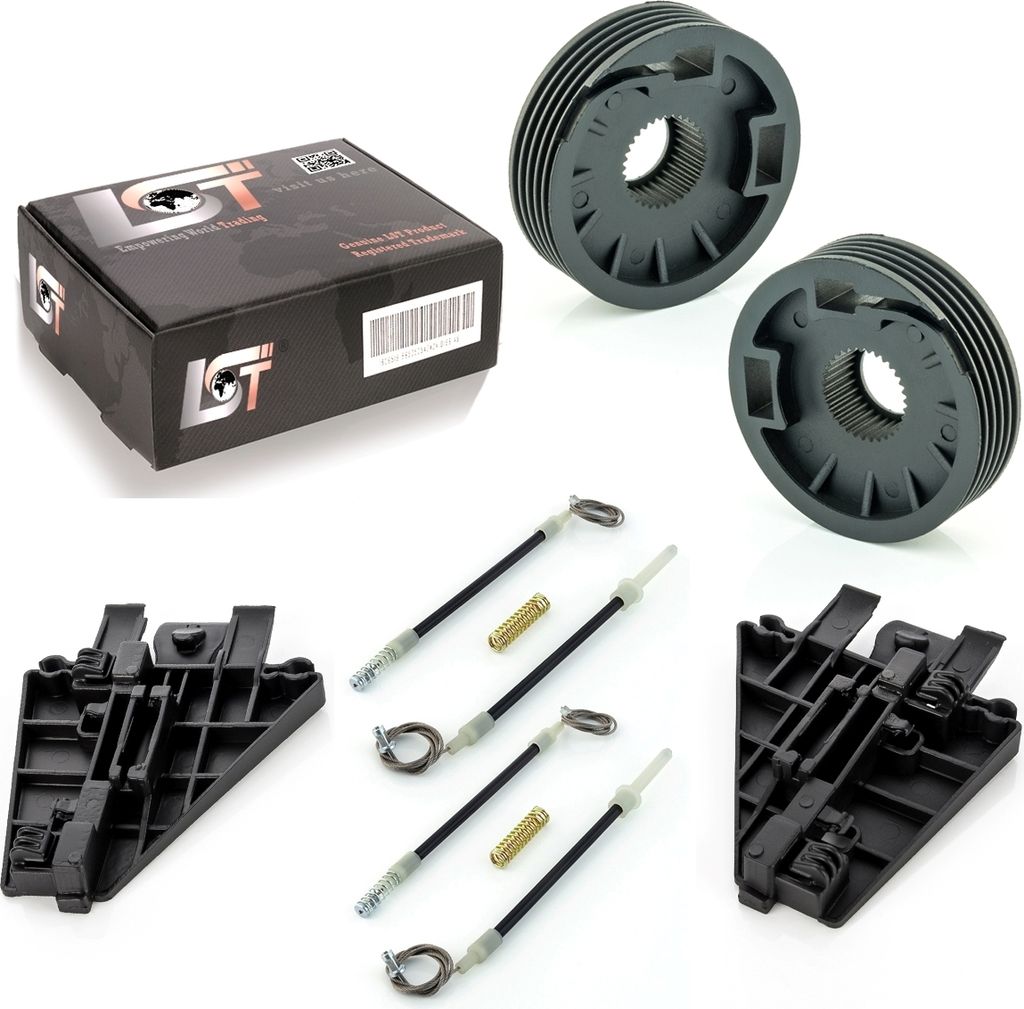 2X Fensterheber Reparatursatz Set Hinten Links + Rechts Für Alfa Romeo 159 (939)