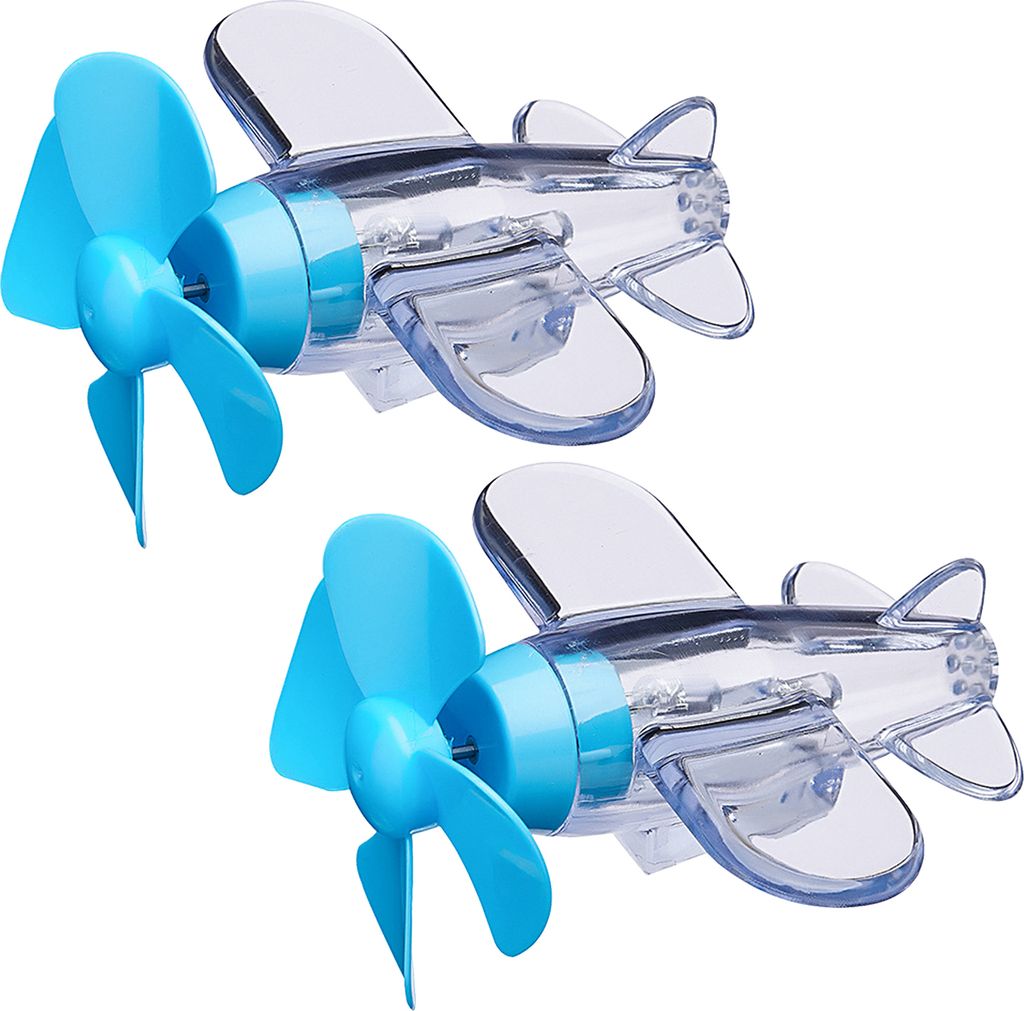 2 Stück windbetriebener LED-Flugzeugpropeller für Motorrad, Fahrrad, Auto, Dekorationen, wasserdicht, leuchtendes Flugspielzeug, LED-Leuchtspinne...