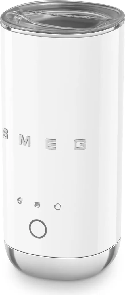 Emulsionatore Latte Smeg MFF02WHEU 500W Bianco: Design Retrò Premium