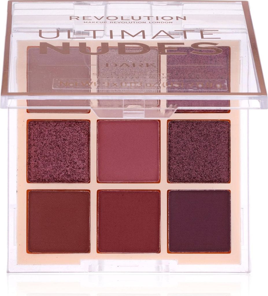 Revolution Make Up Ultimate Nudes Lidschatten-Palette Dunkel 8,10 g