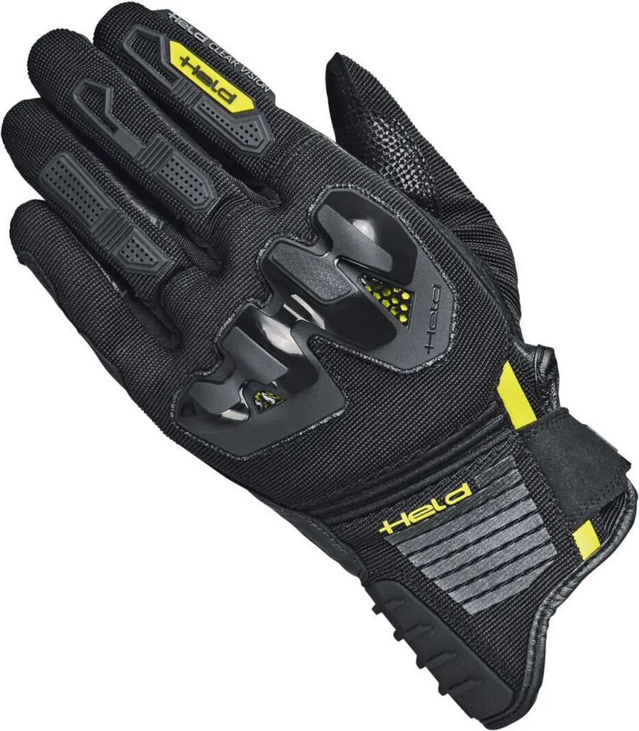 Gants de Moto Été Held Sambia 2 - Gants Mixtes Cuir et Textile Taille 7
