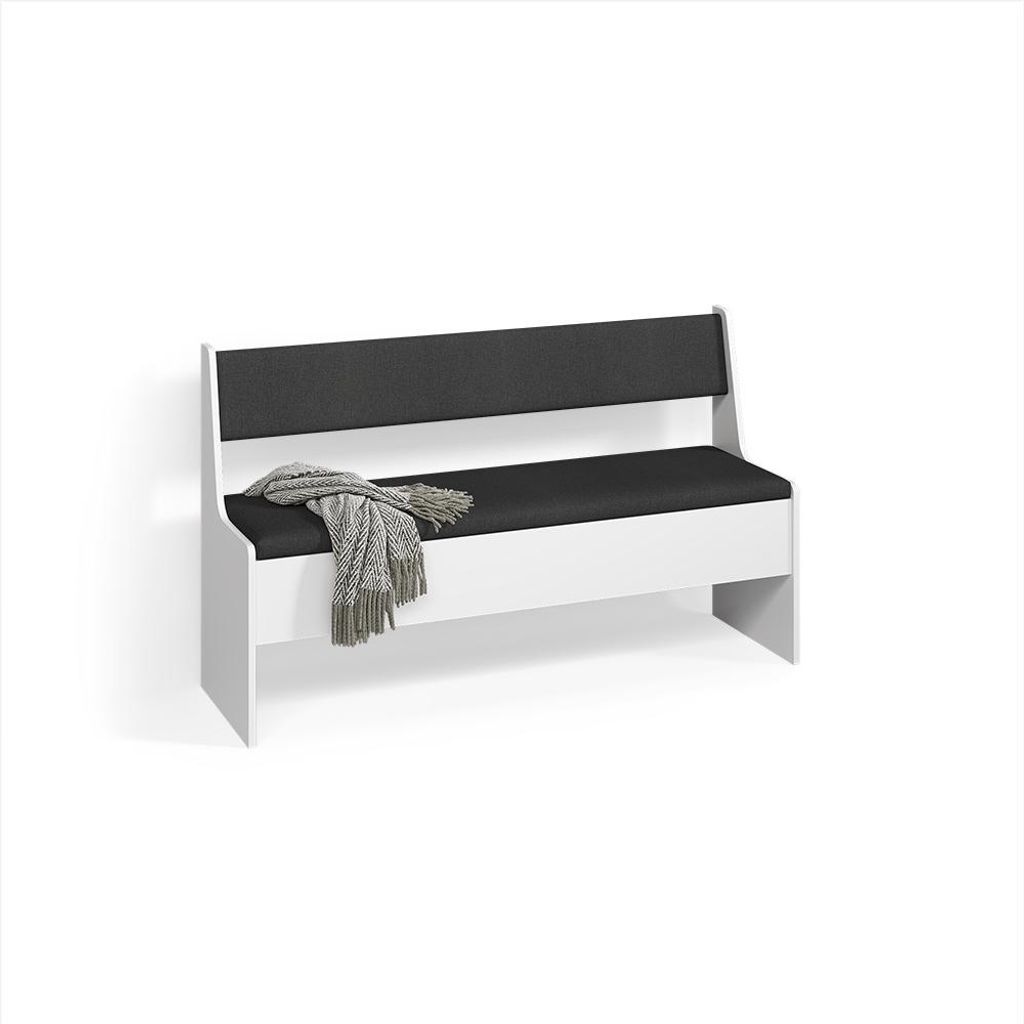 Esszimmer-Bank Livinity Tiberio Weiß 41.5 x 136.6 cm, Model 58727