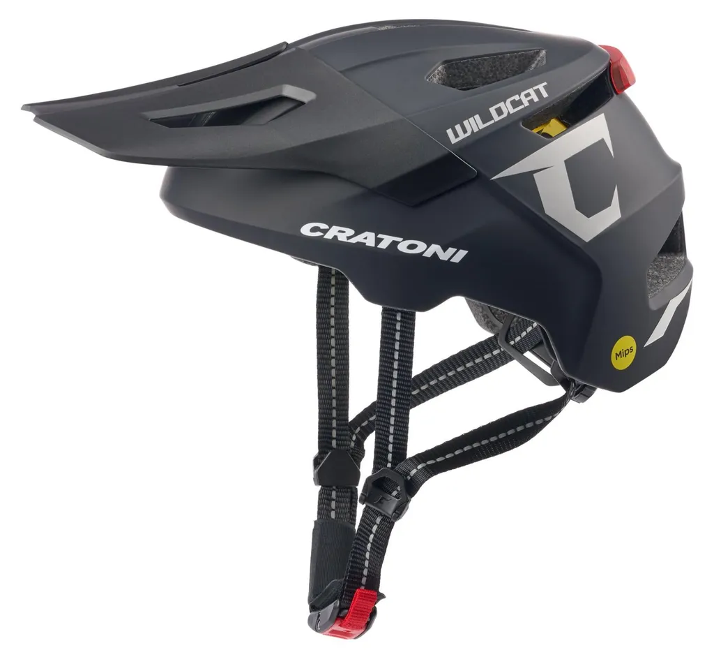 Casque de vélo enfant avec système Mips Cratoni Wildcat Noir mat 49-56cm