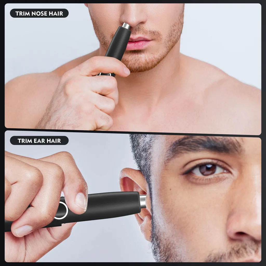 Tondeuse nez USB contre poils rebelles - Solution indolore et précise