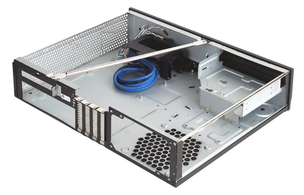 Châssis HTPC SilverStone ML04 en Métal Noir - Format Compact Micro-ATX