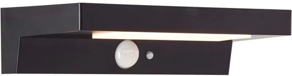 Applique LED Brilliant Barker 430lm 4000K Sensore Smart Esterno Nero