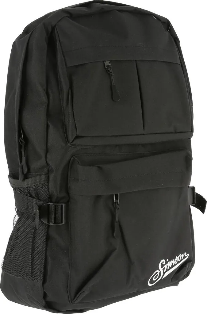 Sac à dos Simson Noir - Finition déperlante et confort dorsal optimisé