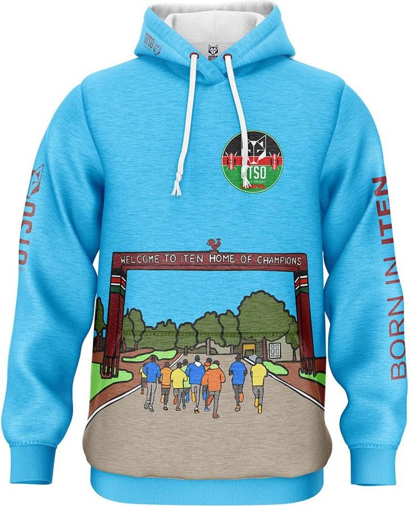 Otso Iten Sweatshirt Blau M Mann Blau M