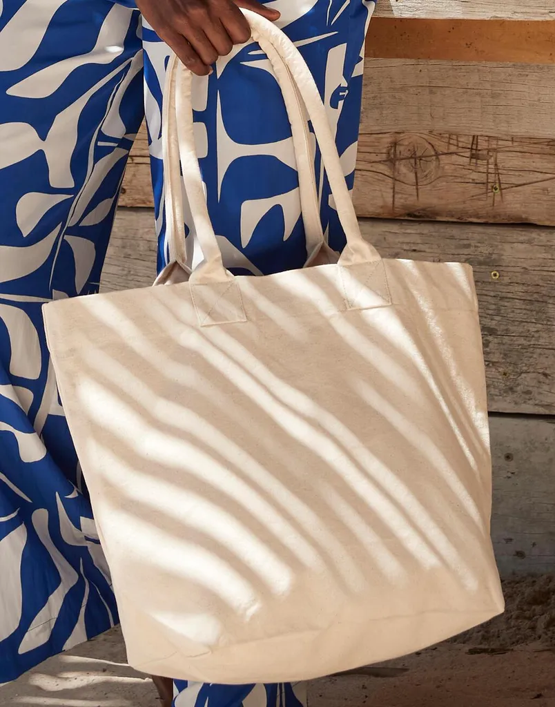 Westford Mill W626 Borsa Spesa Mare Cotone Fairtrade Blu Navy - 3