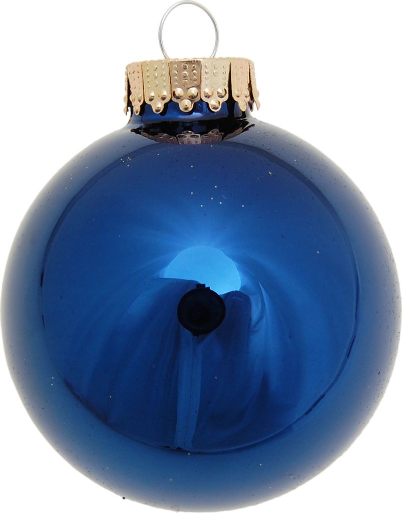 Krebs Glas Lauscha Exklusives 16er Glaskugelset Blue Night Produktbild 3