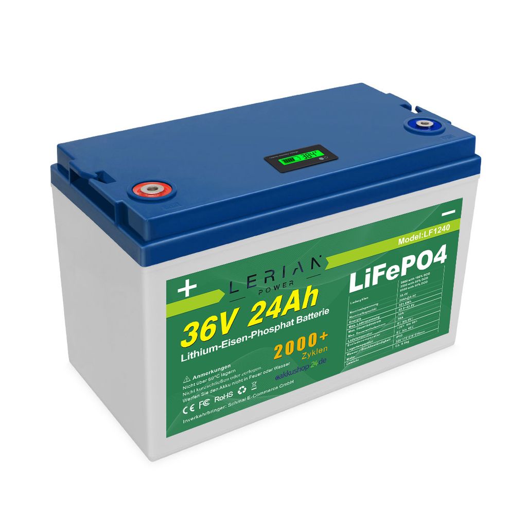 Lifepo4 36V 24Ah 30A Image du produit 