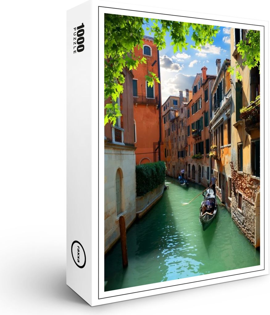 raxxa Premium-Puzzle "Gondelfahrt in Venedig", 1000 Teile
