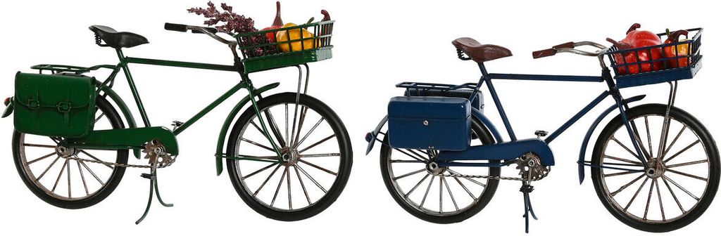 Deko-Figur Home ESPRIT grün Marineblau Vintage 30 x 9 x 17 cm (2 Stück)