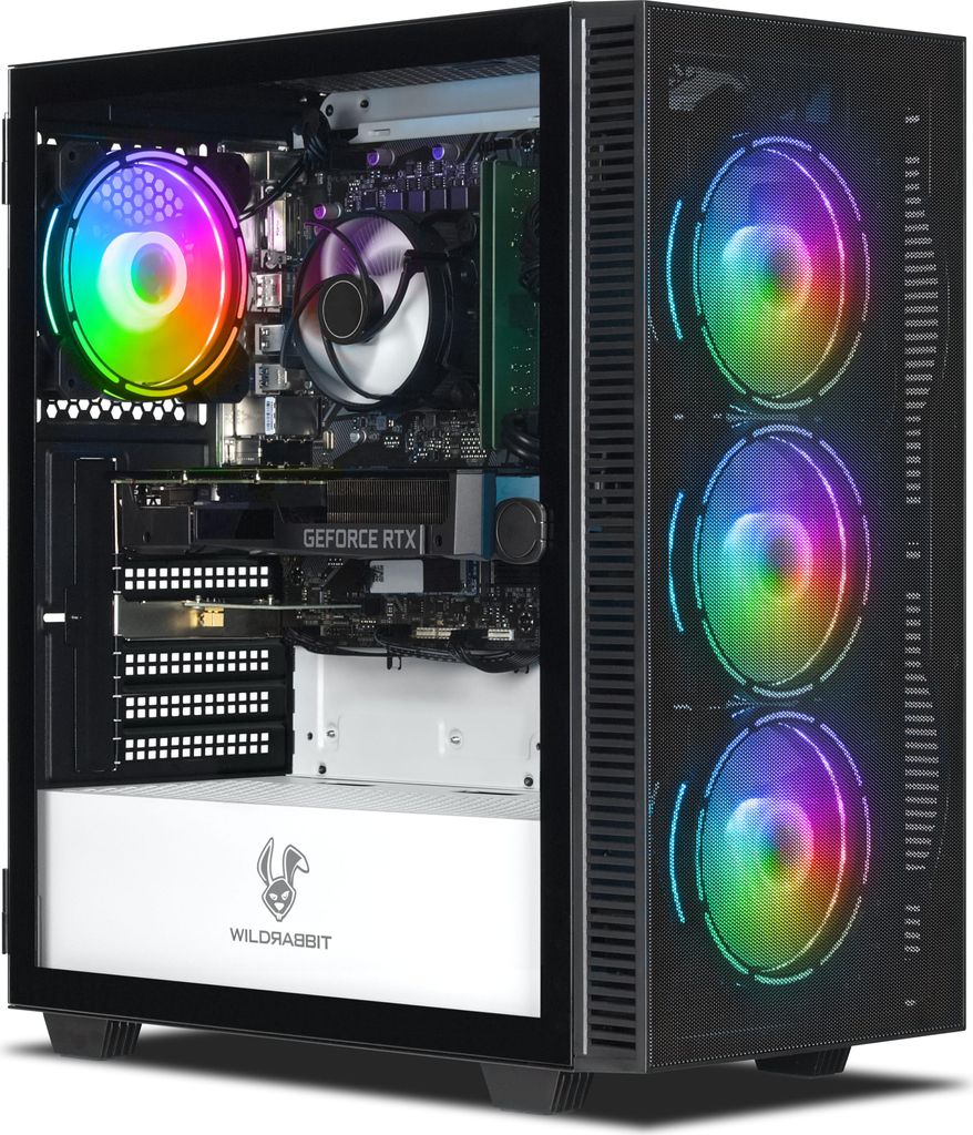 Ankermann Mystic Gaming V3, Intel Core i5-14400F, Nvidia GeForce RTX 3050 6GB, 16GB DDR5 RAM, 1TB NVMe SSD, Windows 11, WLAN & Bluetooth, Libre Office
