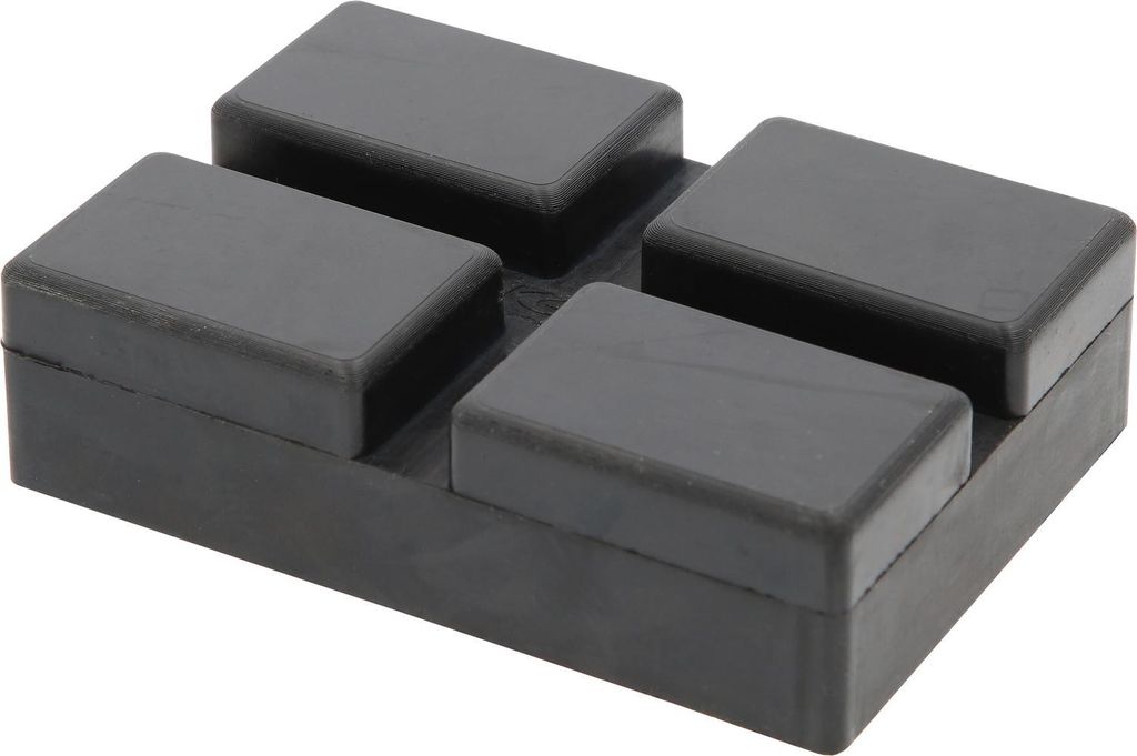 KS Tools Gummiauflage 42 für Rotary Hebebühnen, 128 x 89 x 35 mm, 160.0602
