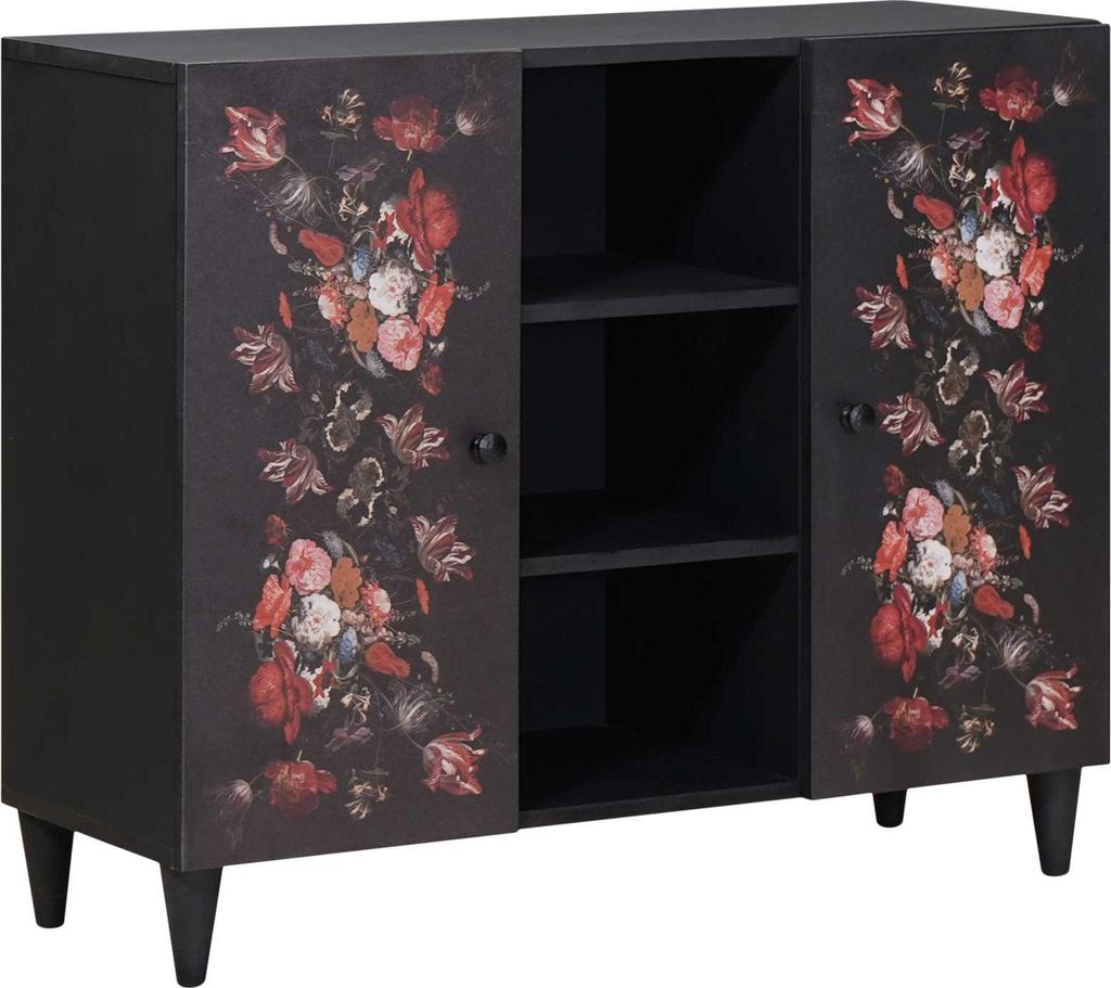 Stauraumschränke Mehrfarbig 90 x 33,5 x 75 cm Massivholz Mango