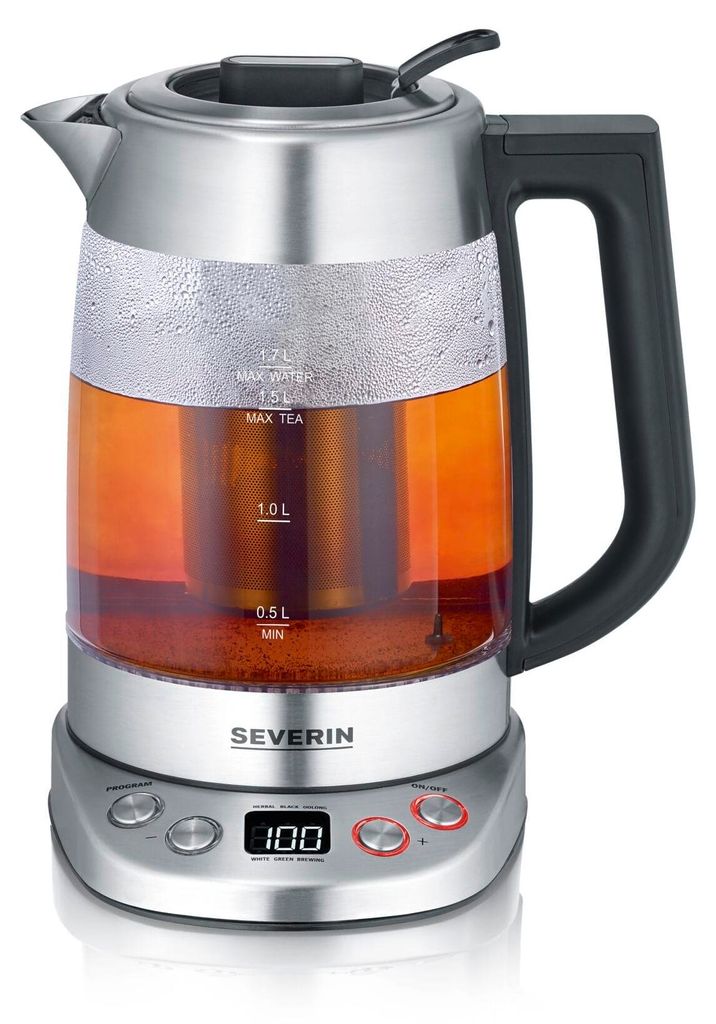 SEVERIN Glas Tee- und Wasserkocher Deluxe WK 3480 Produktbild 