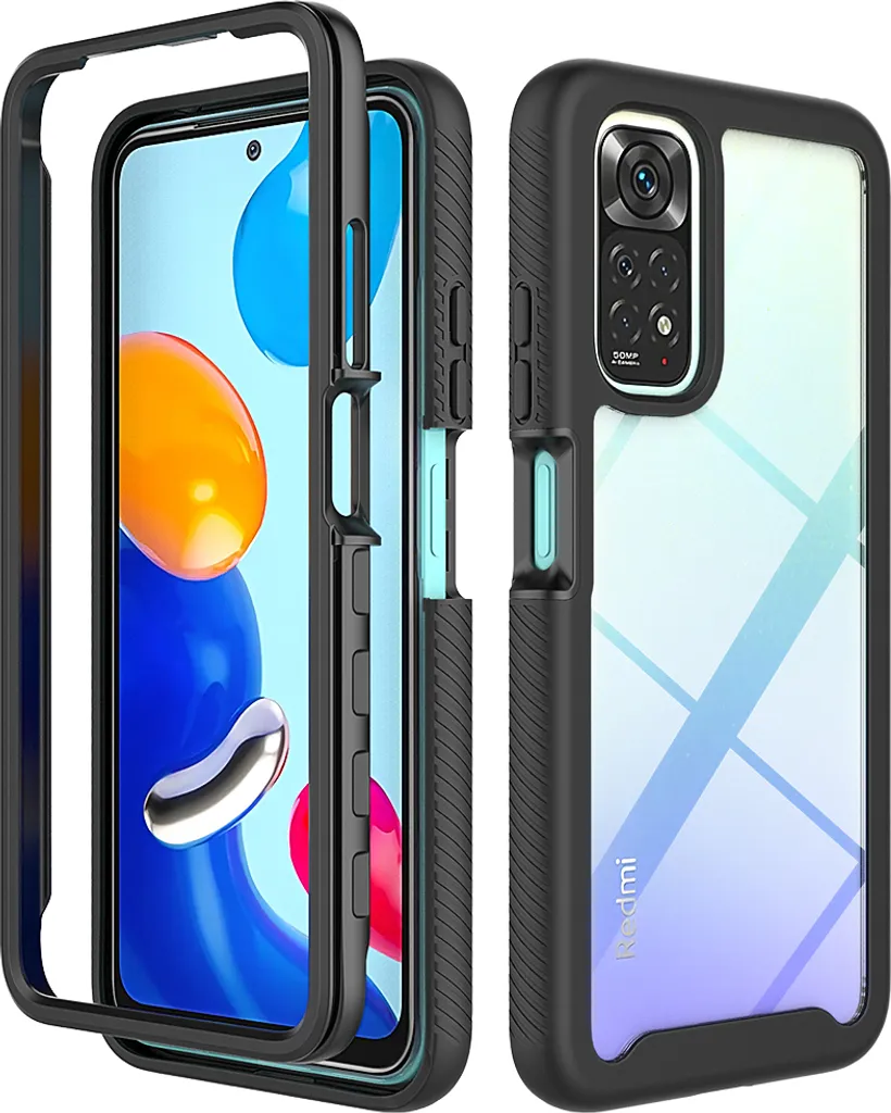 Cover Redmi Note 11S Hybrid Antiurto - Custodia TPU Bumper Trasparente