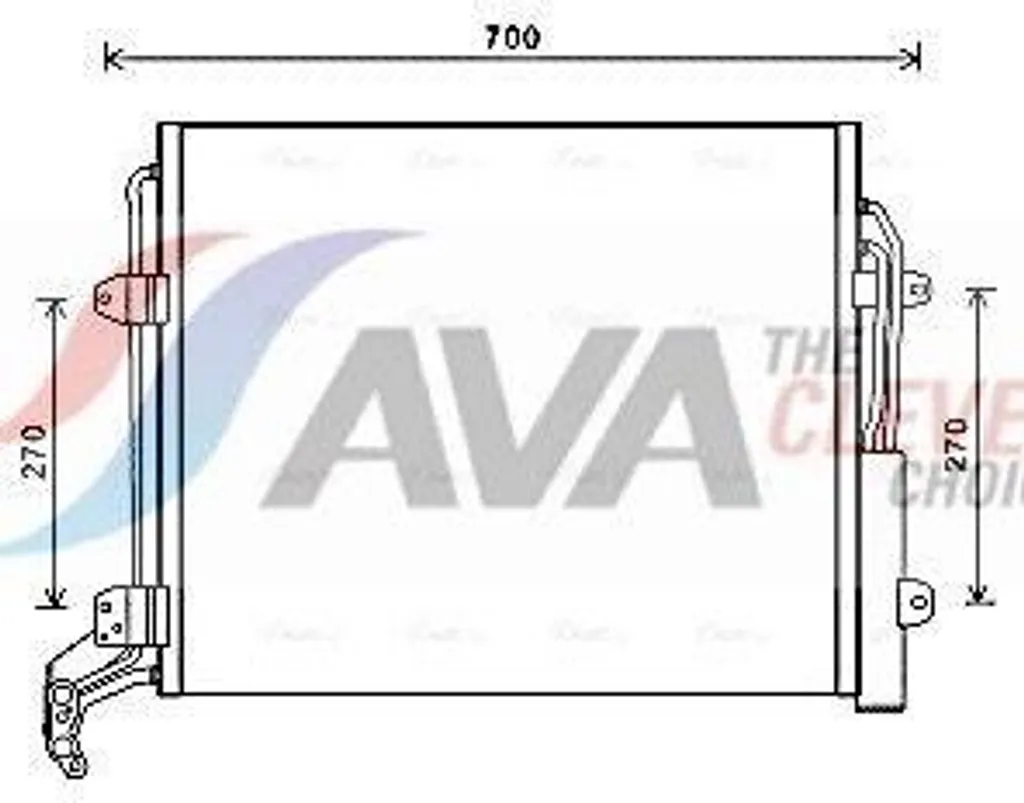 Condenseur VNA5324D AVA COOLING : fini les fuites de gaz de climatisation