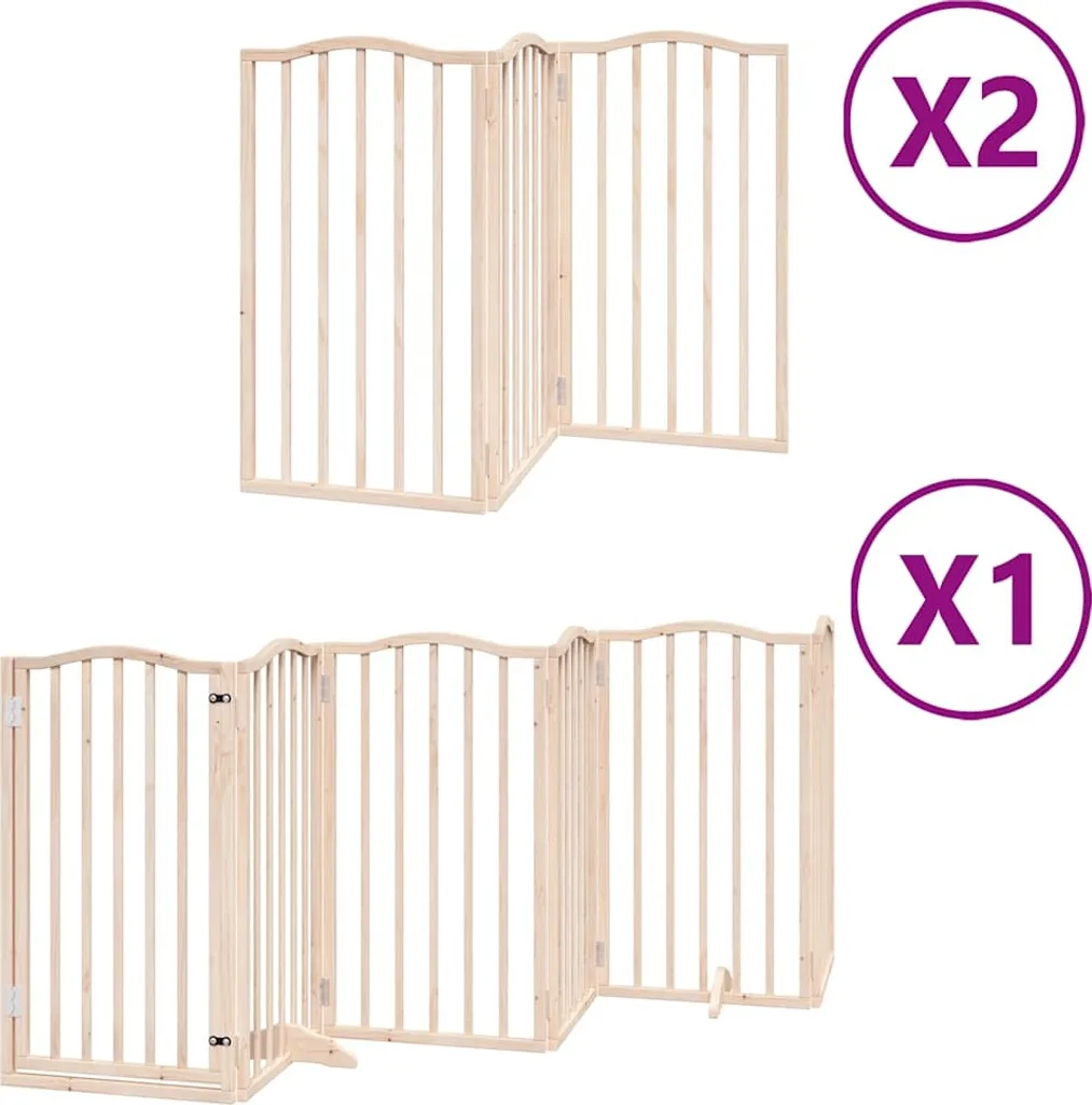 Barriera Cani Legno Pioppo vidaXL 600 cm - Eleganza e Sicurezza Casa