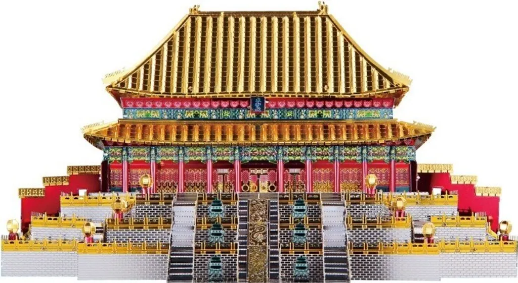 Maquette Métallique 3D Architecture Chinoise Pavillon Suprême 324 pcs