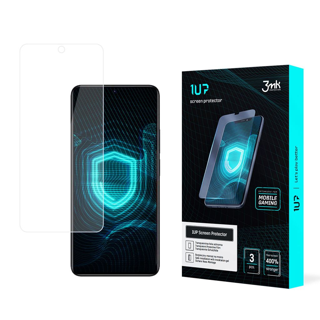 3mk Display Schutzfolie 1UP für Xiaomi Redmi Note 11 Pro+ 5G transparent Gaming (3 Stück)