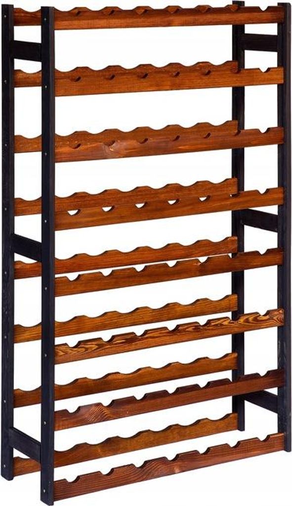 STOLMAK Portabottiglie in Legno per 56 Bottiglie Immagine del prodotto 