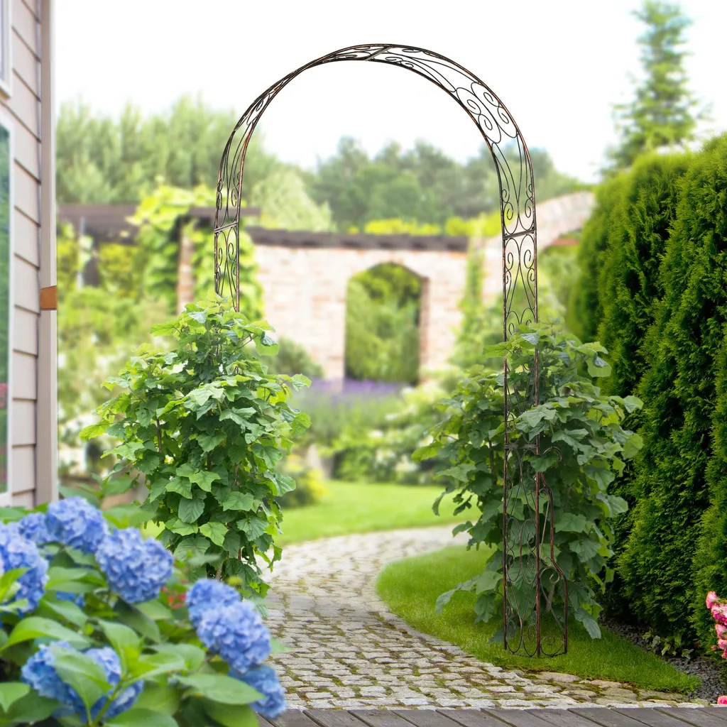Arche Décorative de Jardin pour Créer un Passage Fleuri et Ombragé - 2