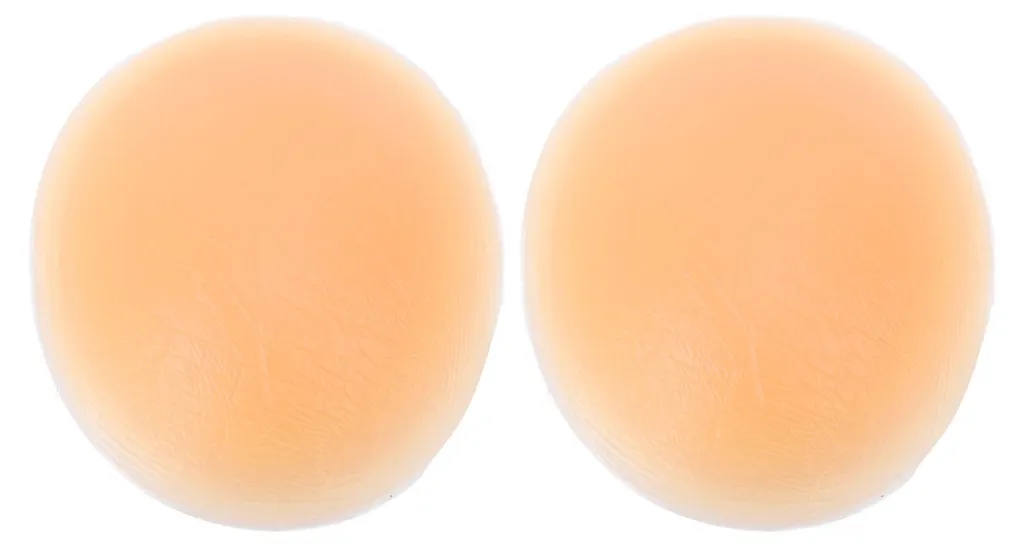 Coussinets fessiers autocollants en silicone taille L - 1 paire beige