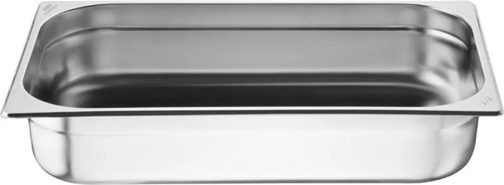 Bac Gastronorme 1/1 Nisbets Essentials Inox 100mm - Lot de 3 Pièces