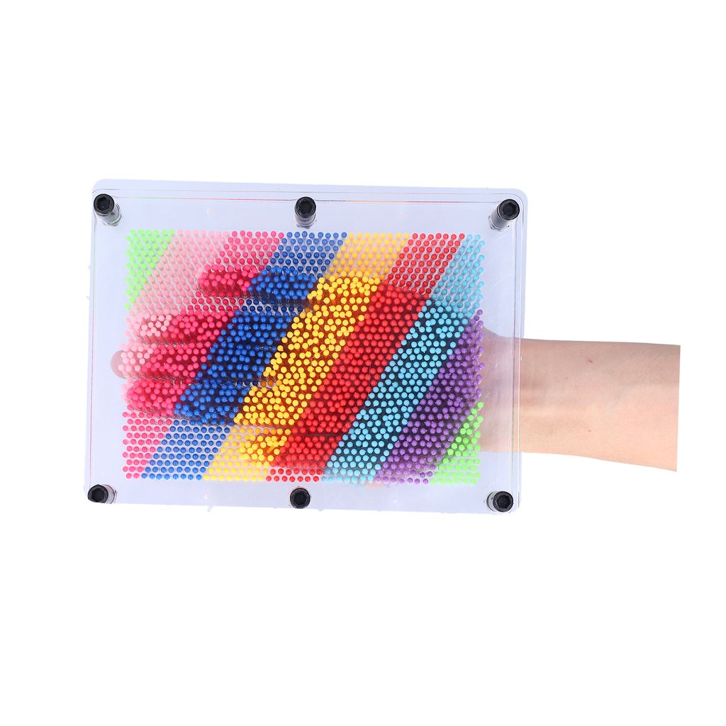 Pin Art Toy,3D Pin Art Toy,Plastic Pin Art Board,Hand Print Pin Toy,Cloning Toy,Kids Creative Gift