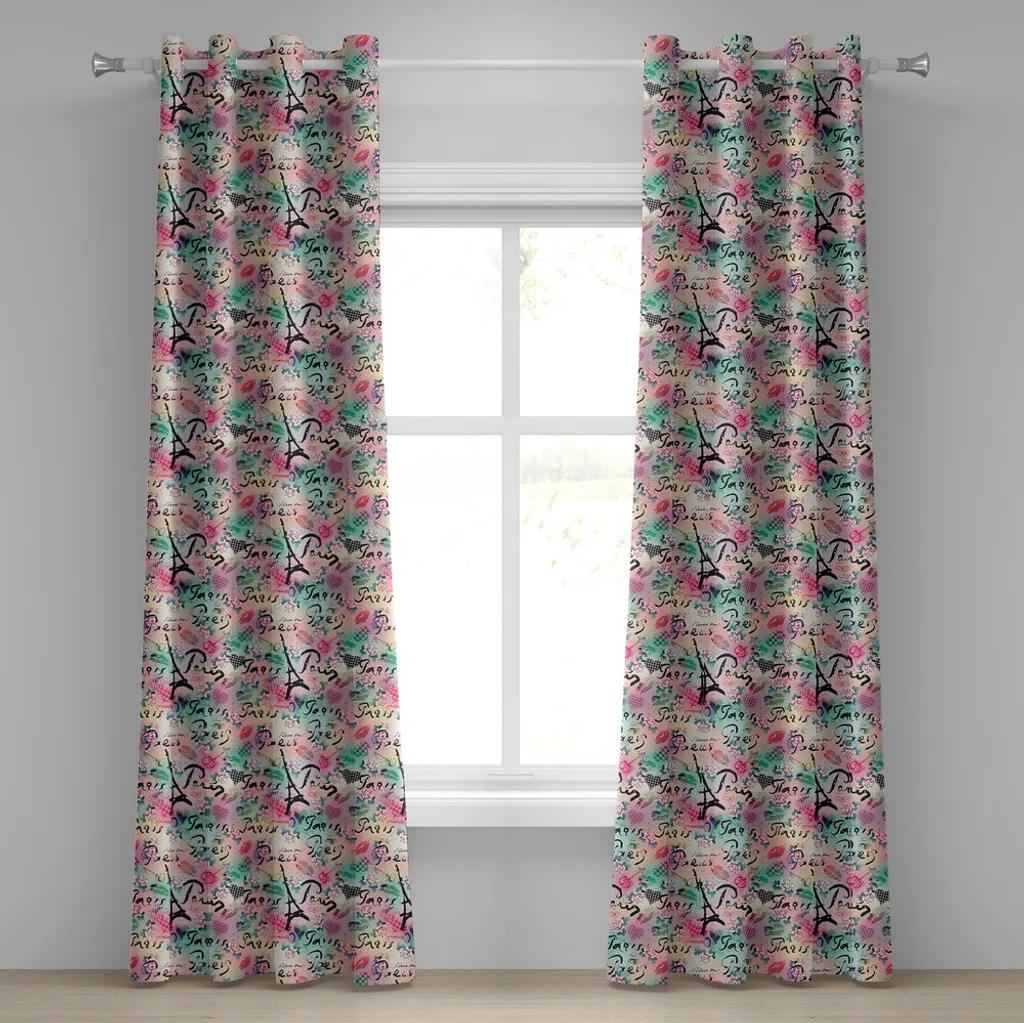 Coppia Tende ABAKUHAUS 280x245 cm | Lavabili e Facili da Appendere