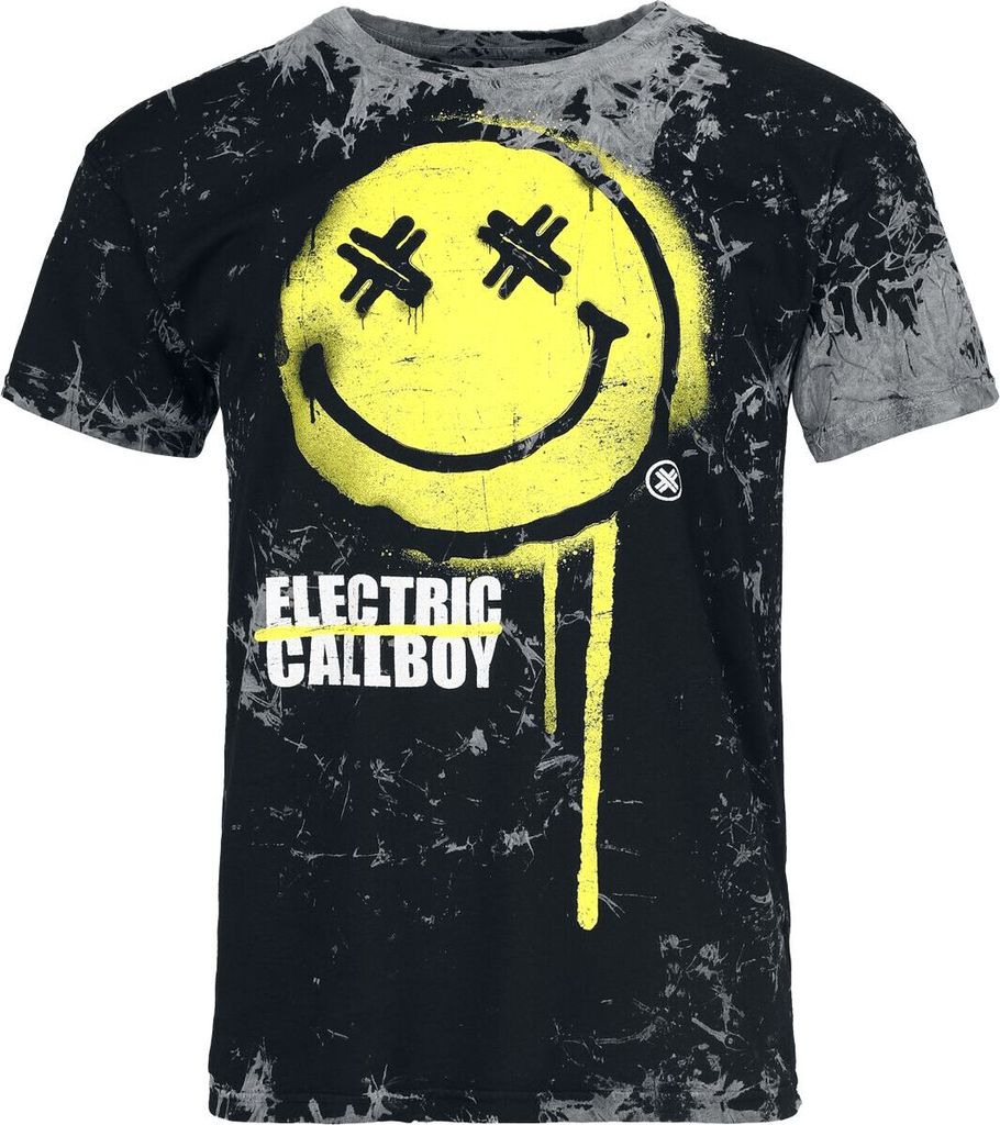 Electric Callboy T-Shirt Herren Spray Smile grau XXL