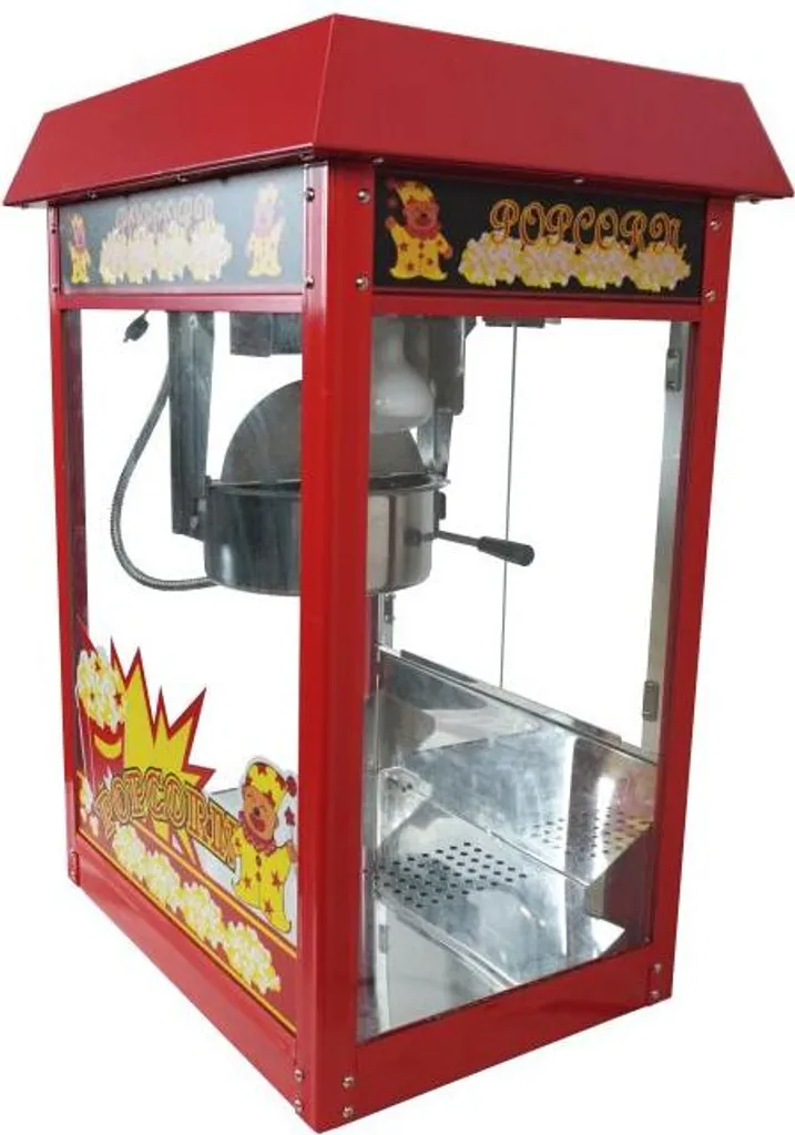 Machine à pop-corn professionnelle avec vitrine chauffante - 4
