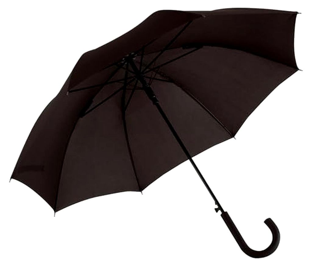 Automatischer Winddichter Stockschirm Schwarz ca. 103 cm