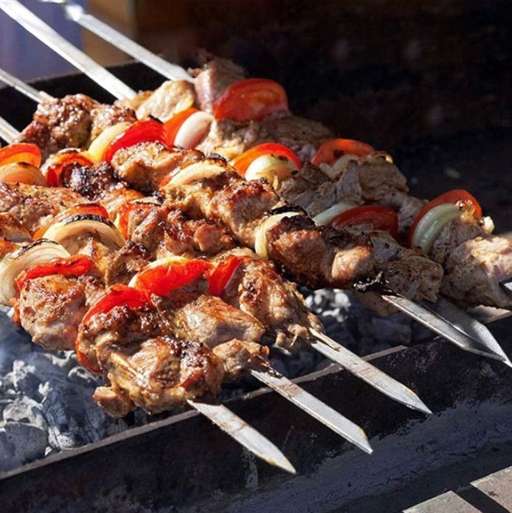 12er Set Schaschlikspieß 60 cm mit Holzgriff | Kaufland.de