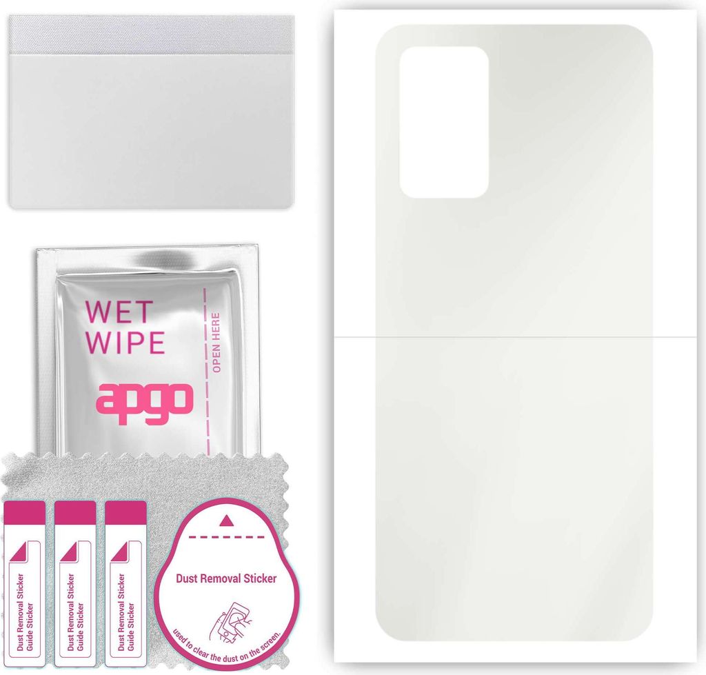 apgo Rückseite Schutzfolie, Matt, kompatibel mit Oppo A55s, Produktbild 