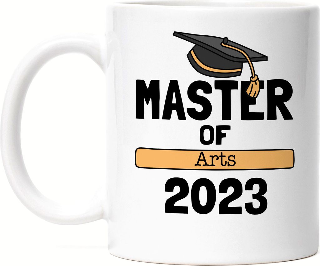 Master of Arts 2023 Tasse Studium Absolvent Abschluss Geschenk Masterabschluss Uni