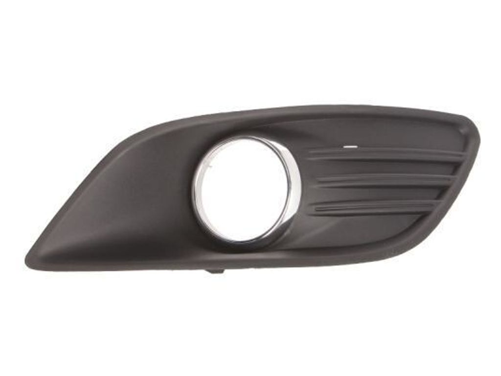 BLIC Lüftungsgitter Grill Stoßfänger für FORD Focus II Schrägheck (DA, HCP, DP) mit Loch/Löchern für Nebellampen Chrom