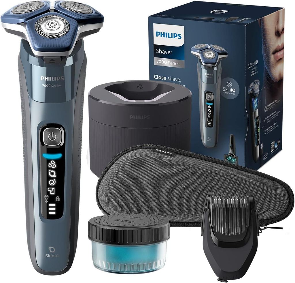 Philips Series 7000 Elektrorasierer Herren S7882/54, Wet & Produktbild 